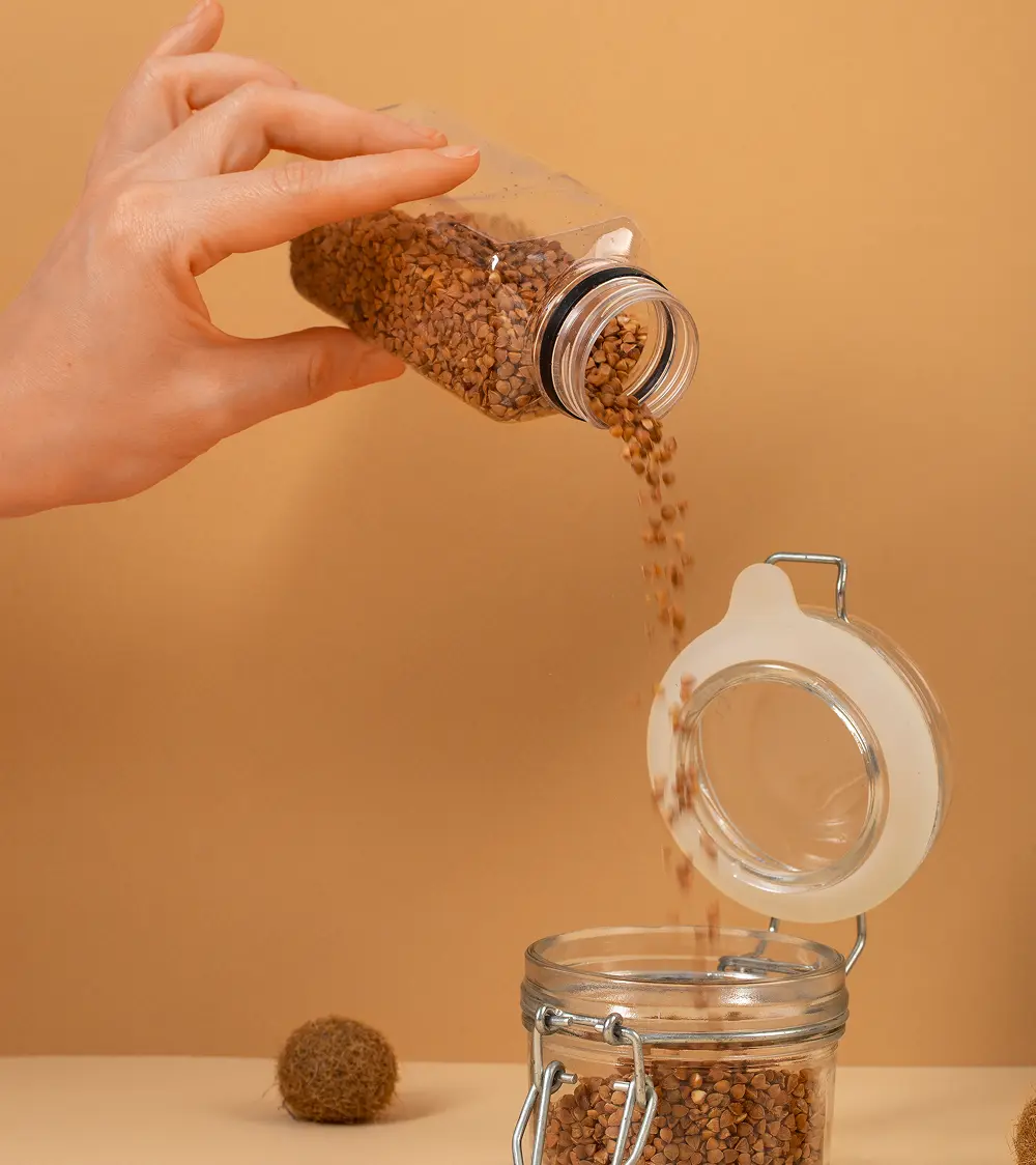 CBD infused coffee beans and instant coffee powder